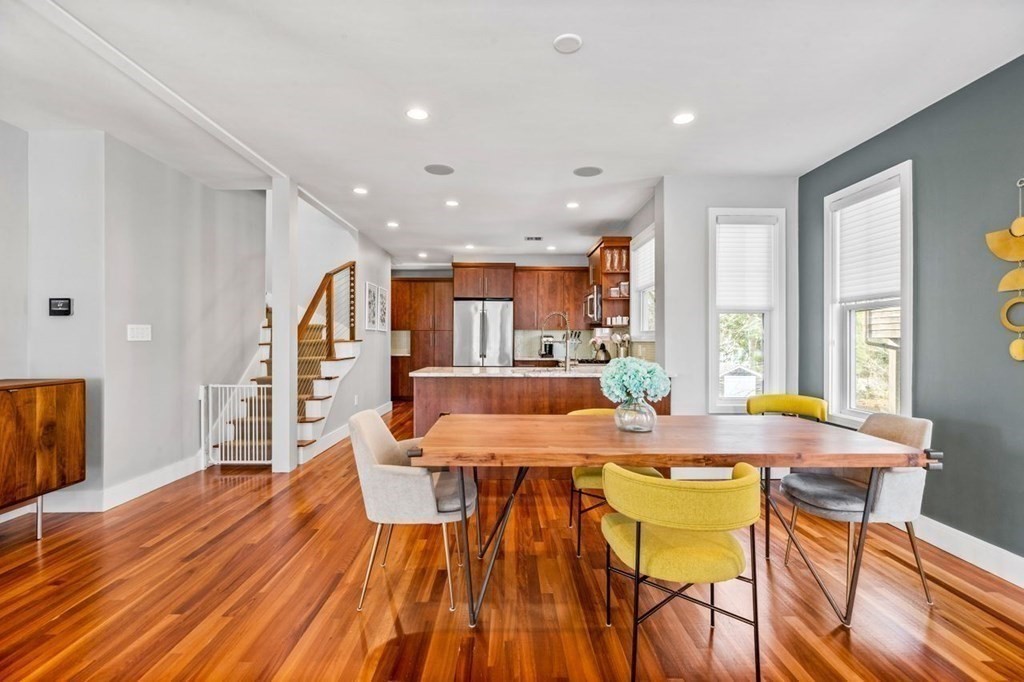 80 Summit Avenue, Unit 80 Brookline, MA 02446 - Photo 10 of 41 a view of a dining room with furniture and wooden floor