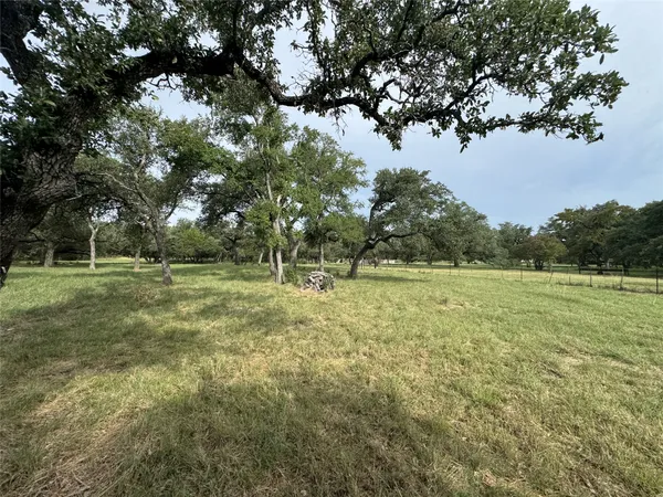 a view of outdoor space with green field and trees