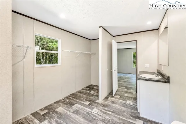 a view of a storage & utility room