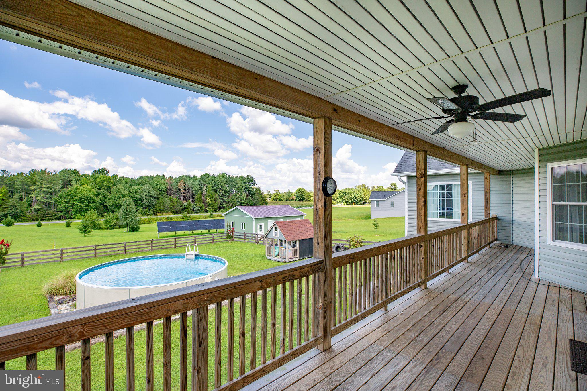 27471 Strawberry Hill Road Rhoadesville, VA 22542 - Photo 37 of 56 REAR COVERED PORCH