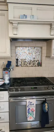 a close view of stove top oven