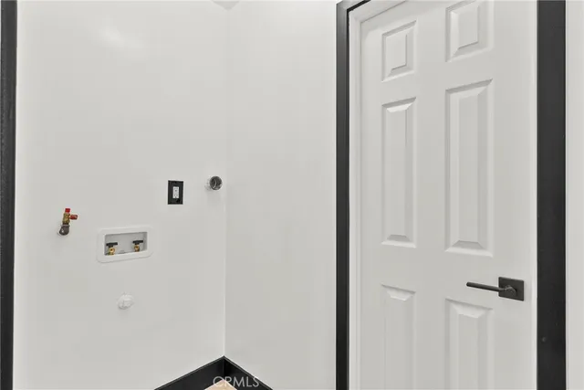 a close up of a door