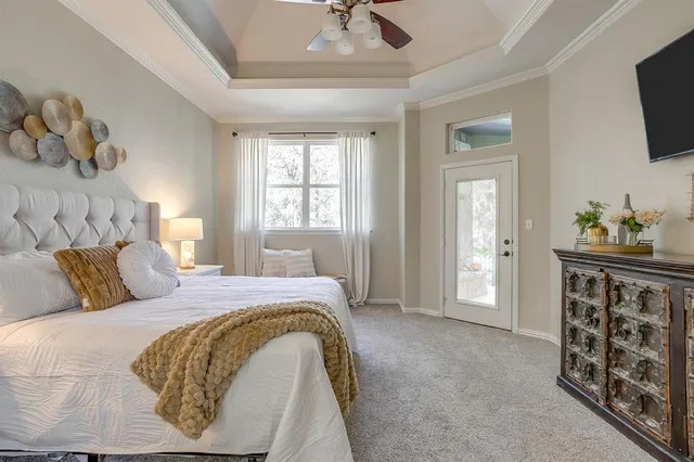 a bathroom with a granite countertop sink double and mirror