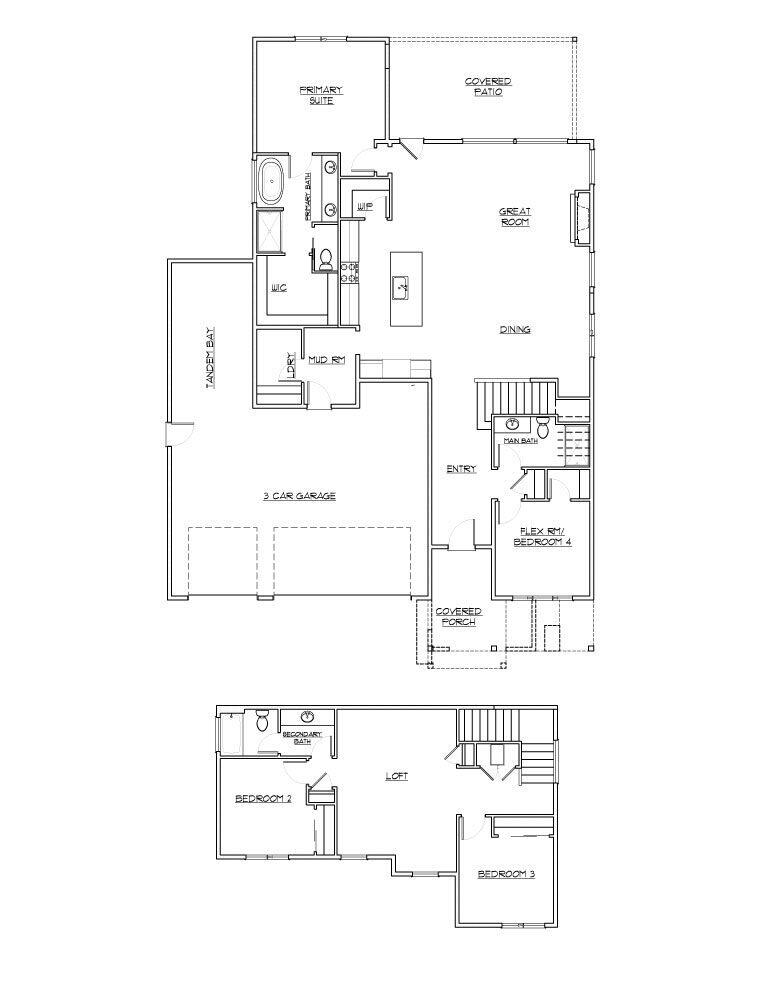 3967 Northeast Oakside Loop Bend, OR 97701 - Photo 22 of 22 Floorplan-Siskiyou2590-3c_v2