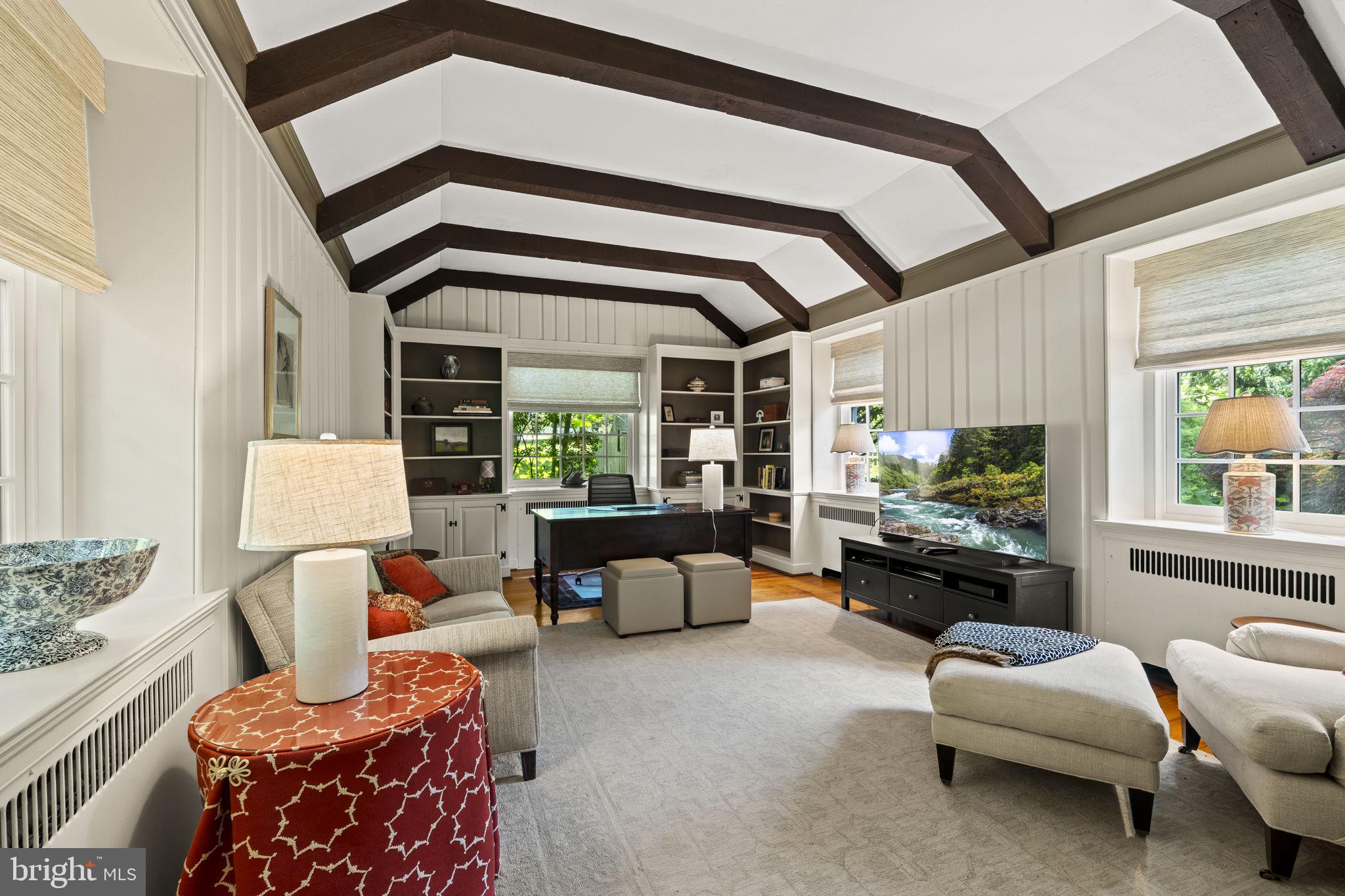 437 Church Road Devon, PA 19333 - Photo 14 of 65 Vaulted ceiling office