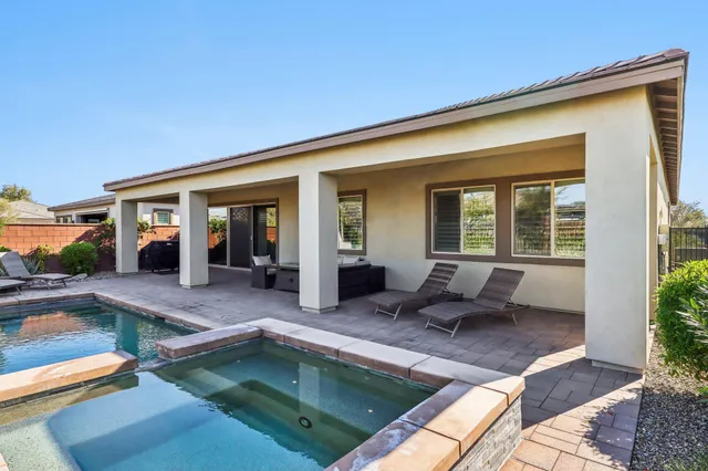 a view of a dining hall with many windows