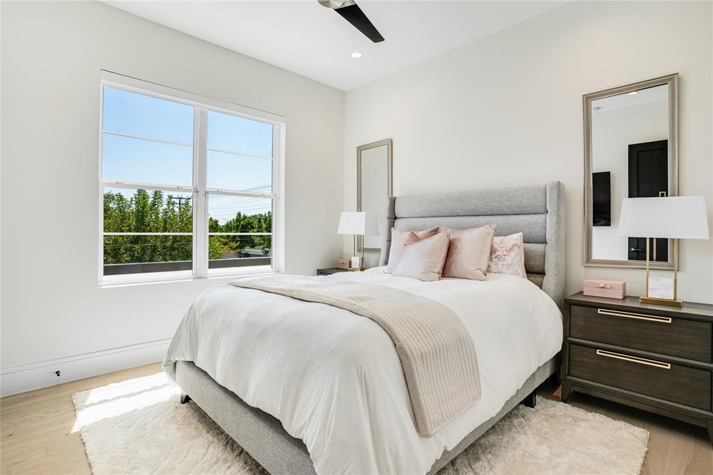 5510 Caladium Drive Dallas, TX 75230 - Photo 28 of 40 a large bed sitting in a bedroom next to a window