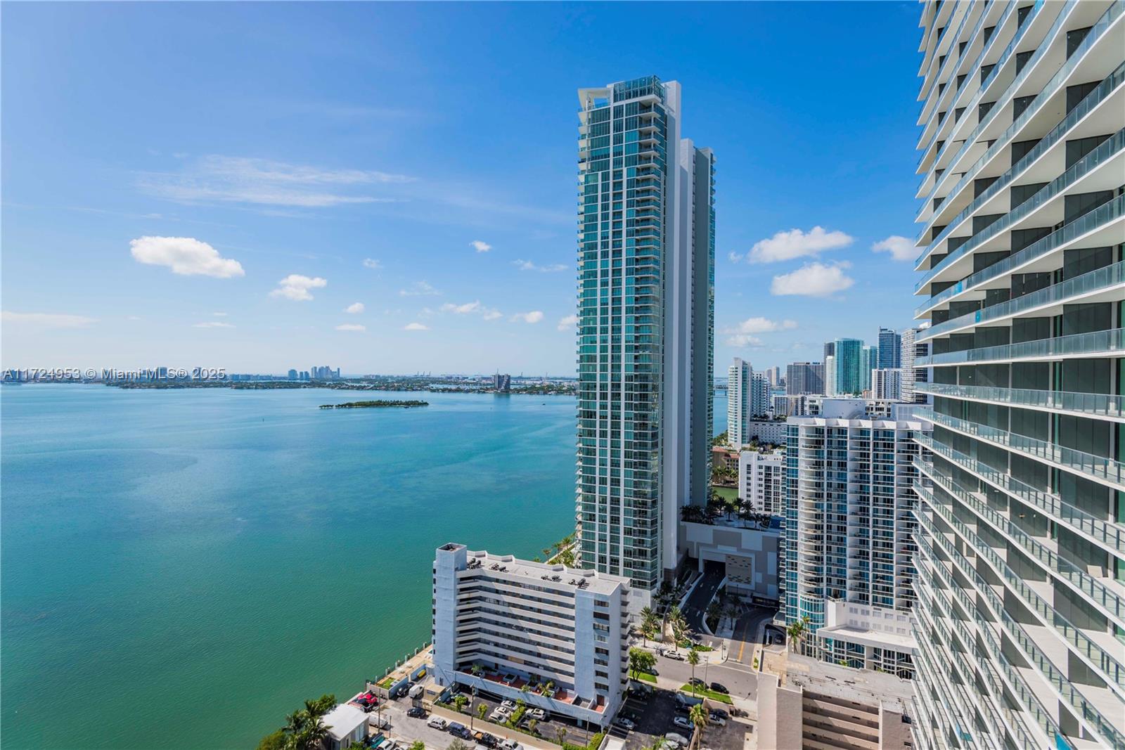 650 Northeast 32nd Street, Unit 2703 Miami, FL 33137 - Photo 10 of 48 a view of balcony with ocean view