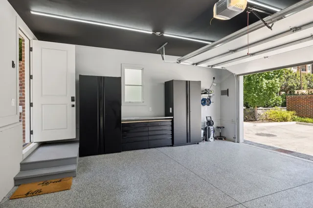 a view of parking garage