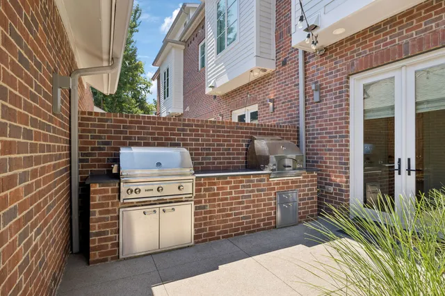 a view of a entryway door front of house