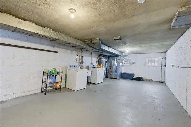 a view of storage and utility room