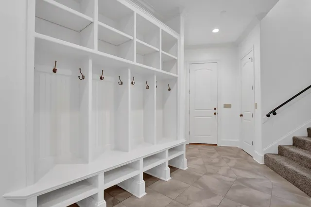 a view of entryway with stairs