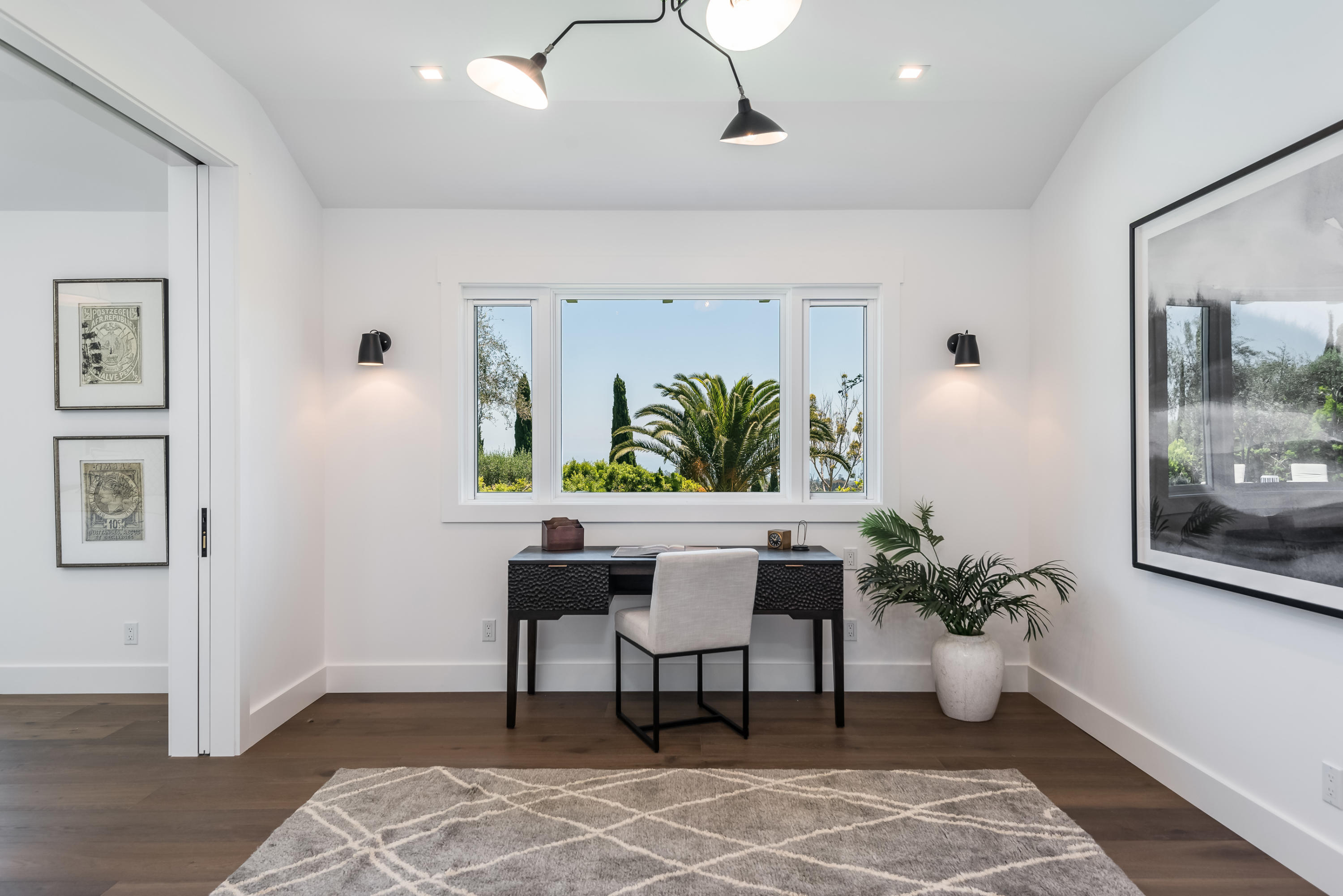 950 Brooktree Road Santa Barbara, CA 93108 - Photo 26 of 37 a view of a workspace and dining room