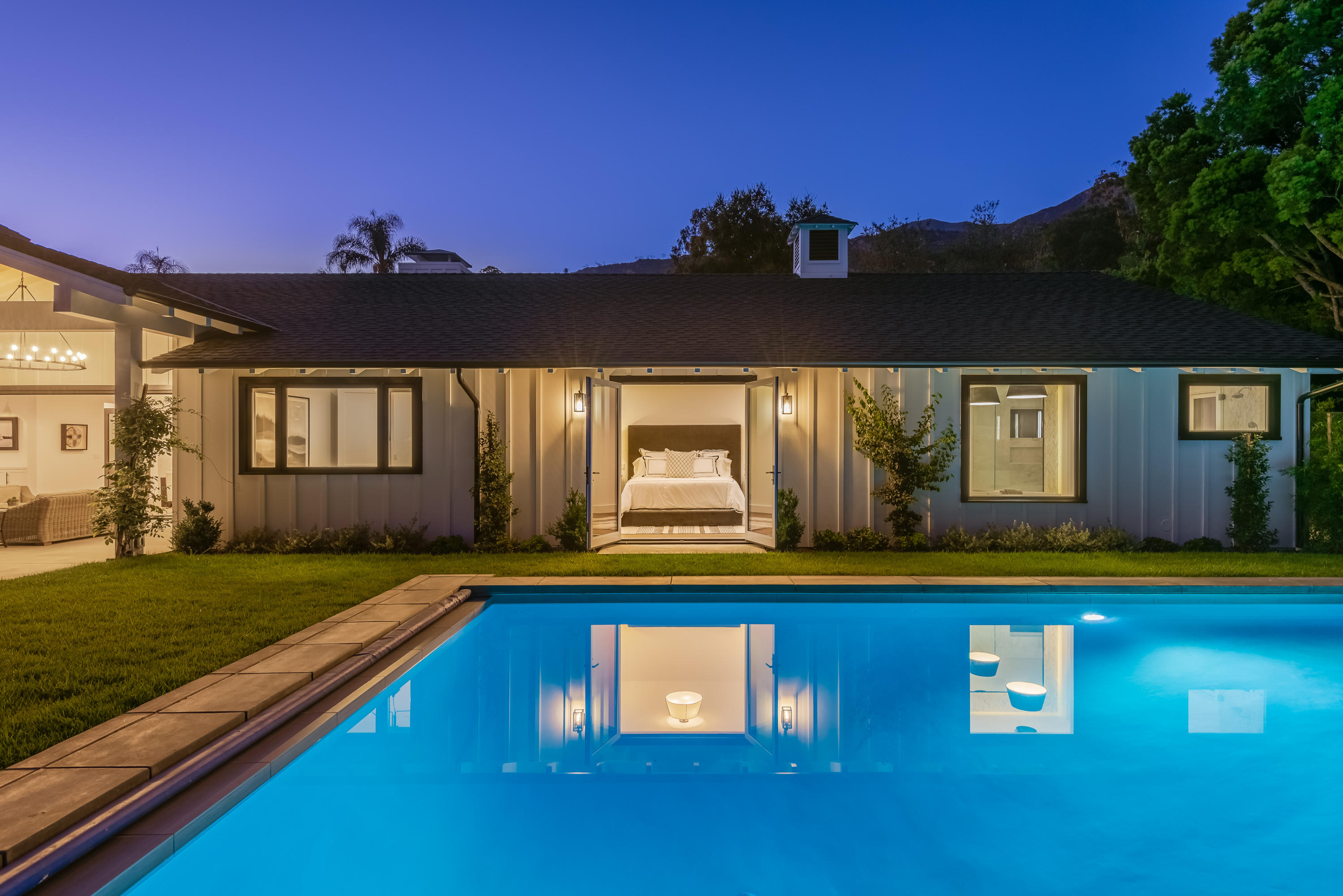 950 Brooktree Road Santa Barbara, CA 93108 - Photo 7 of 37 a view of swimming pool with a yard