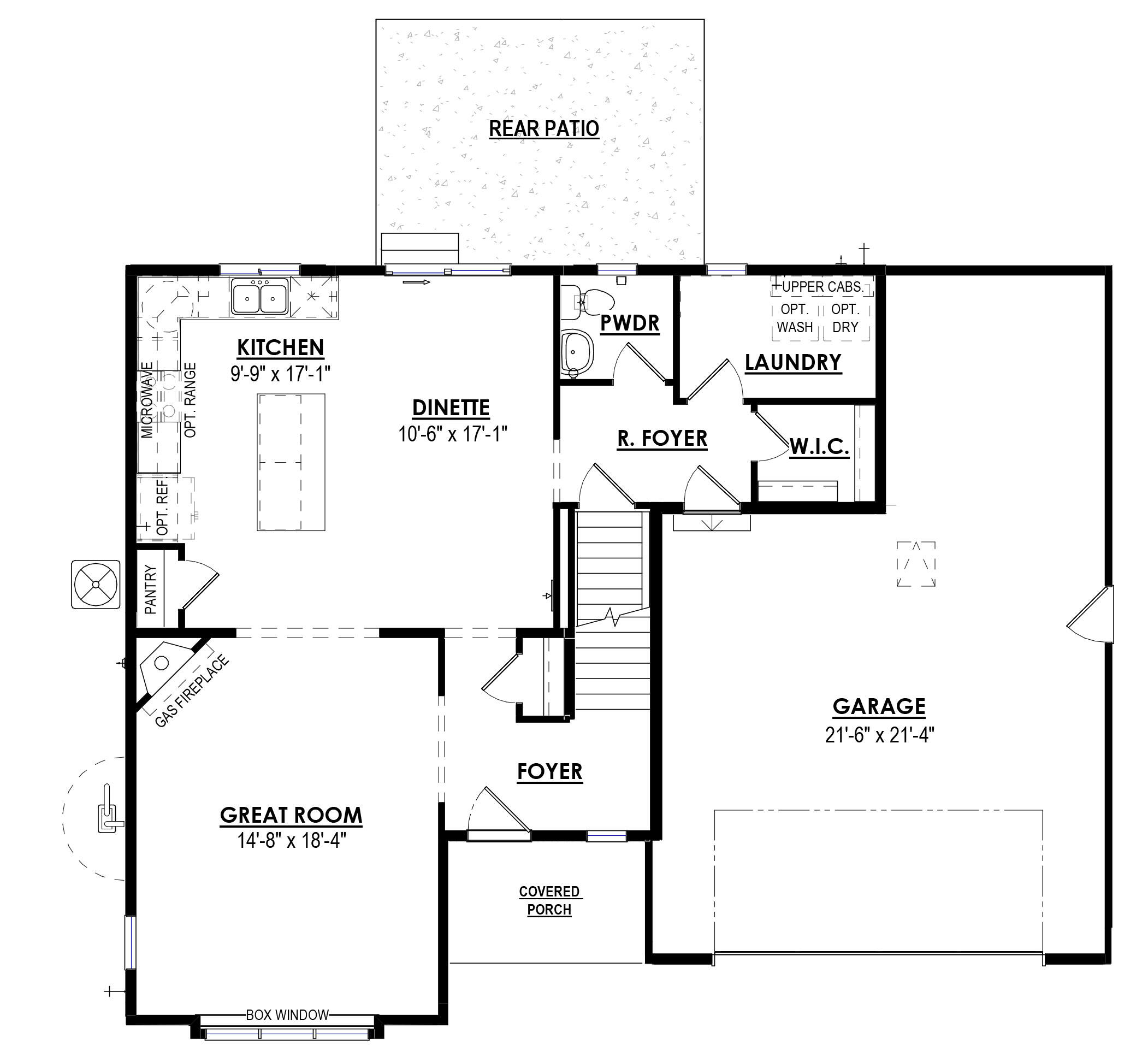 38 Copper Trails Road Hartford, WI 53027 - Photo 2 of 3 134-002-Dover_FirstFloor