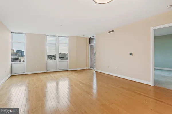 wooden floor in an empty room