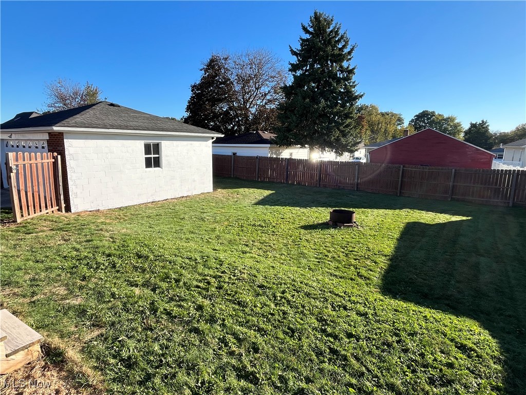 591 Ingalls Road Akron, OH 44312 - Photo 24 of 34 Fenced Back Yard
