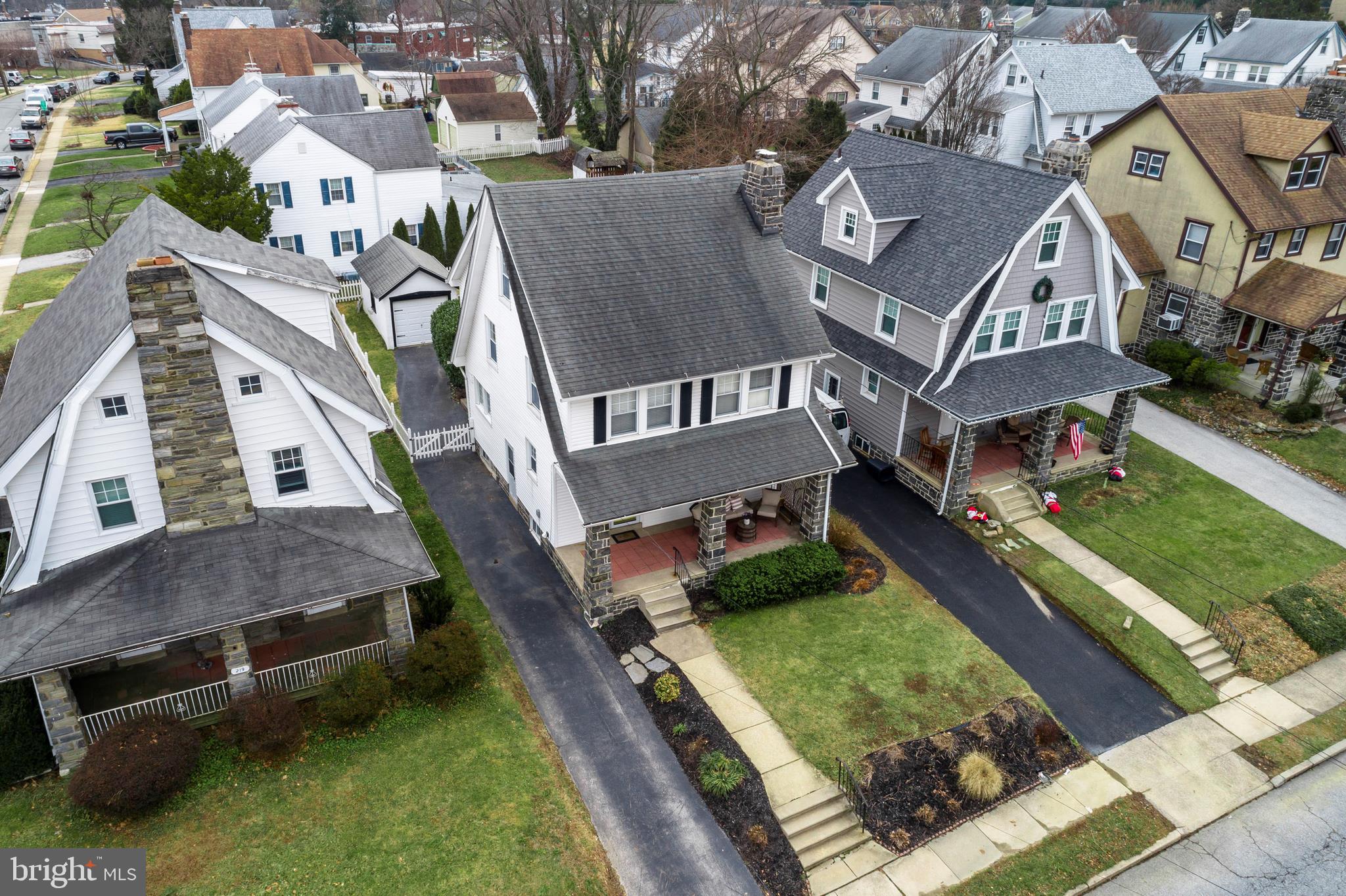 217 North Manoa Road Havertown, PA 19083 - Photo 47 of 47 Aerial Front Yard and Exterior