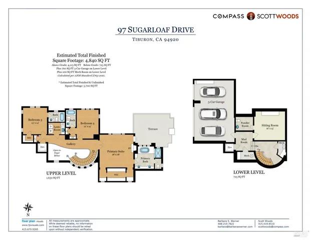 $6,800,000 | 97 Sugarloaf Drive, Tiburon, CA 94920