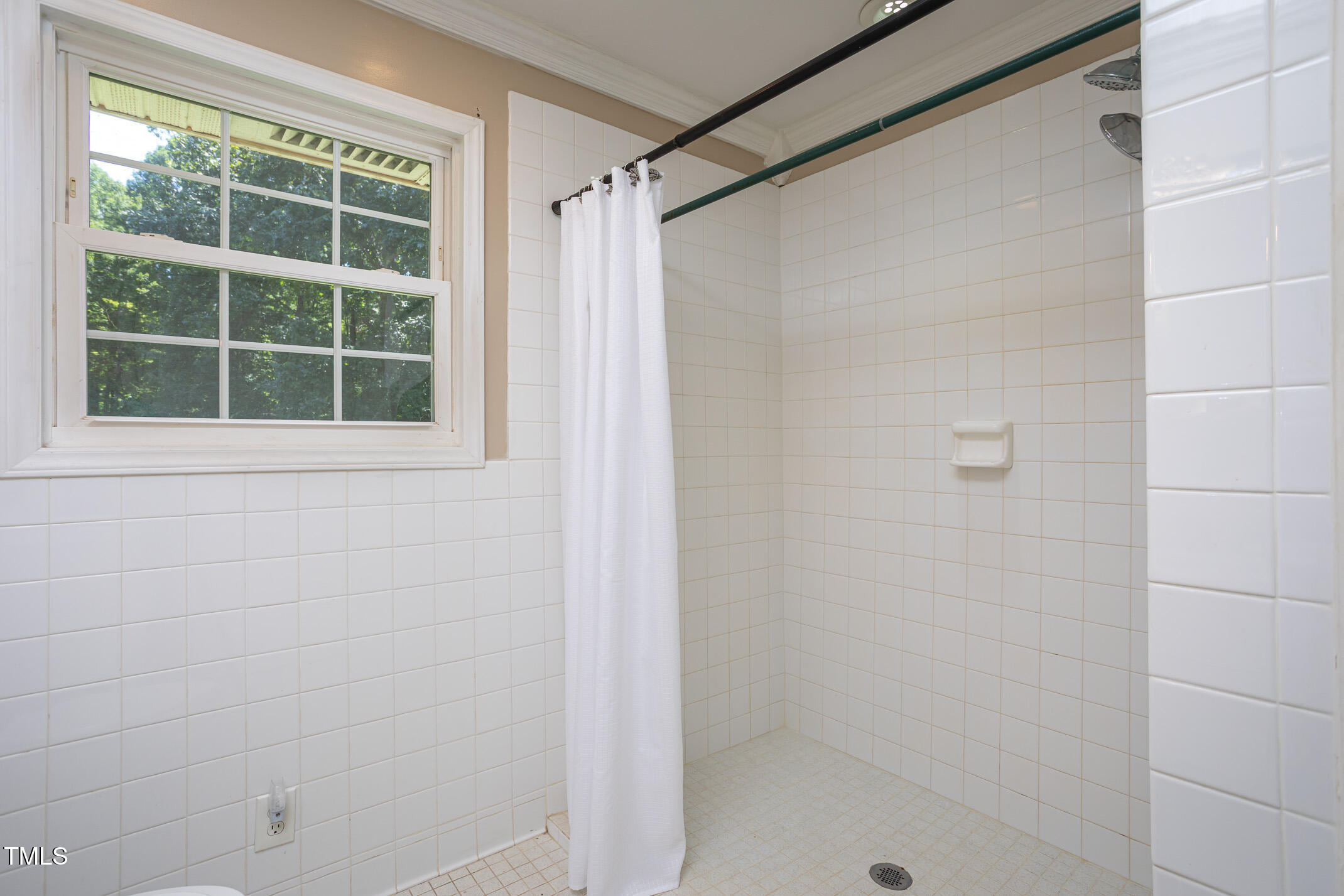3622 Chestnut Ridge Church Road Efland, NC 27243 - Photo 10 of 22 a bathroom with a shower and a window