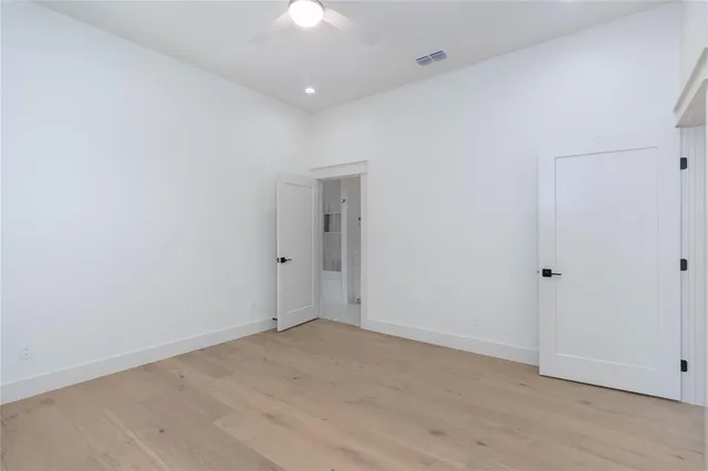 a view of an empty room