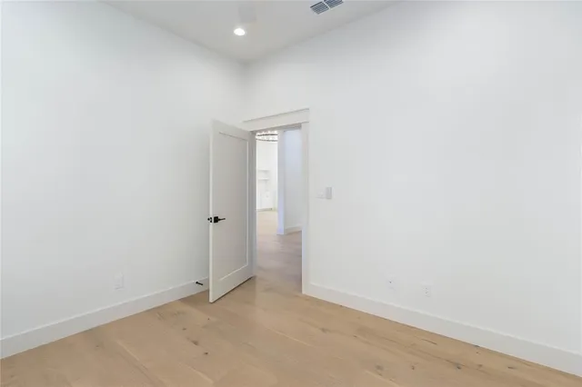 a view of an empty room