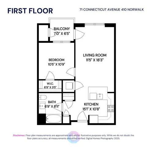 $2,550 | 71 Connecticut Avenue, Unit 410, Norwalk, CT 06850