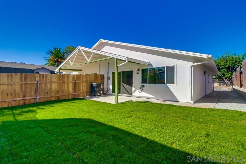 2821 Rosedale Way Spring Valley, CA 91977 - Photo 60 of 70 a view of a house with a backyard porch and sitting area