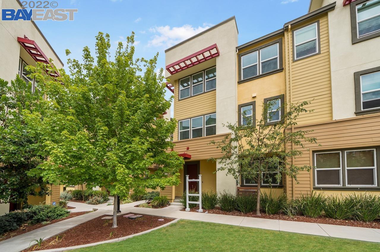 a front view of a building