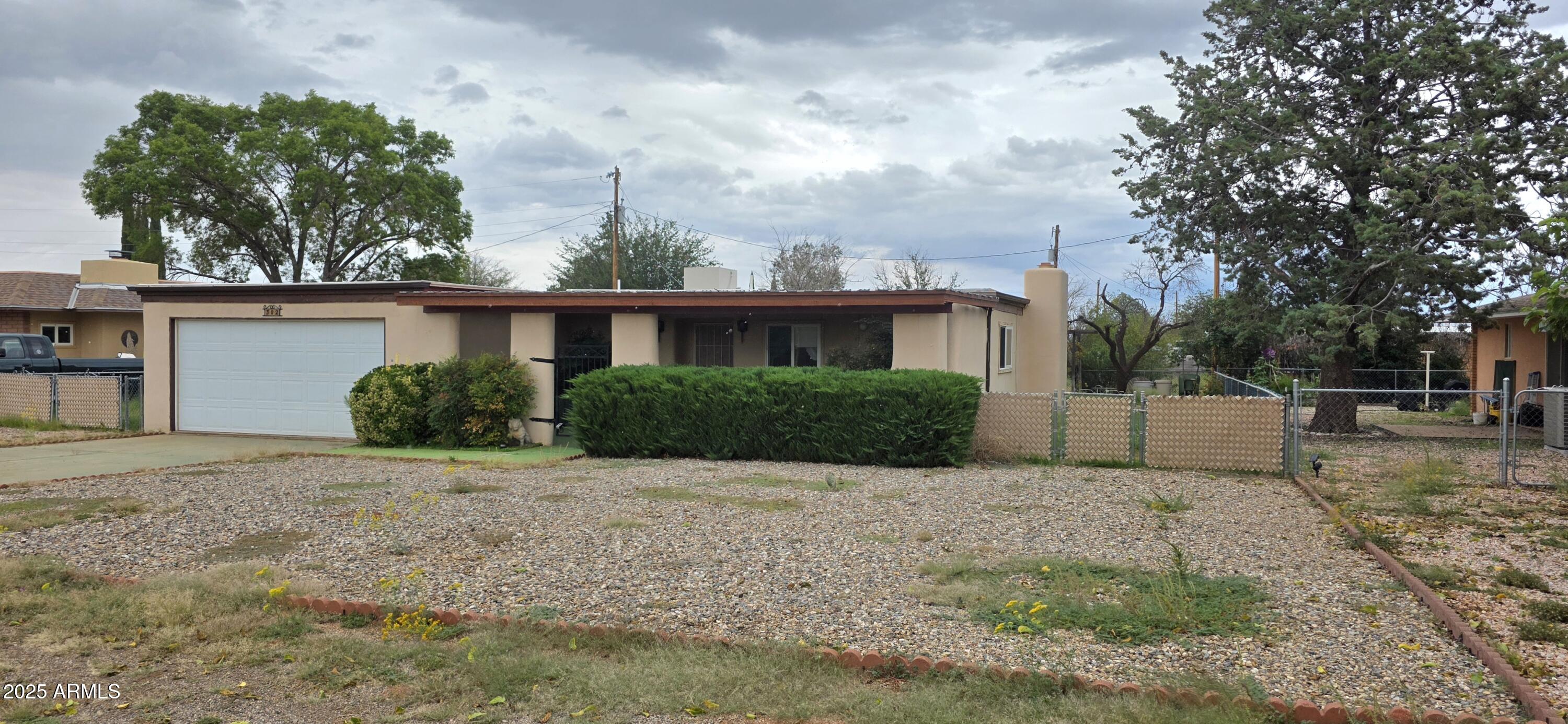 a view of a house with a patio
