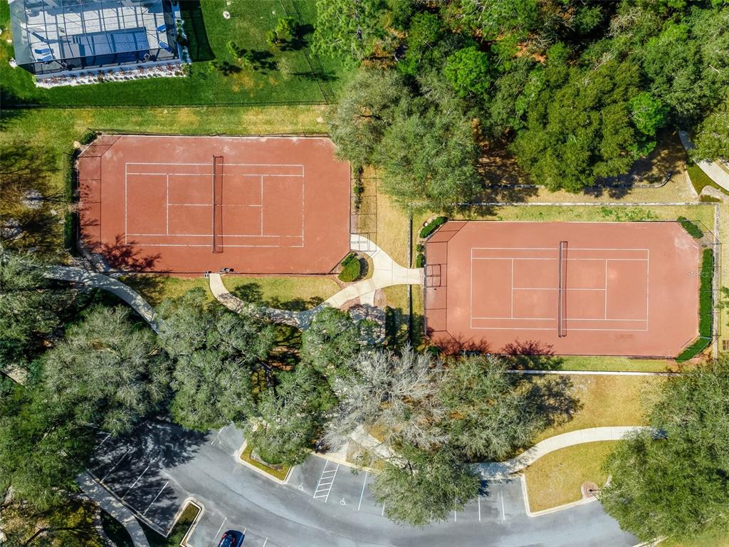 26027 Estates Ridge Drive Sorrento, FL 32776 - Photo 18 of 20 an aerial view of a house with a garden and a yard