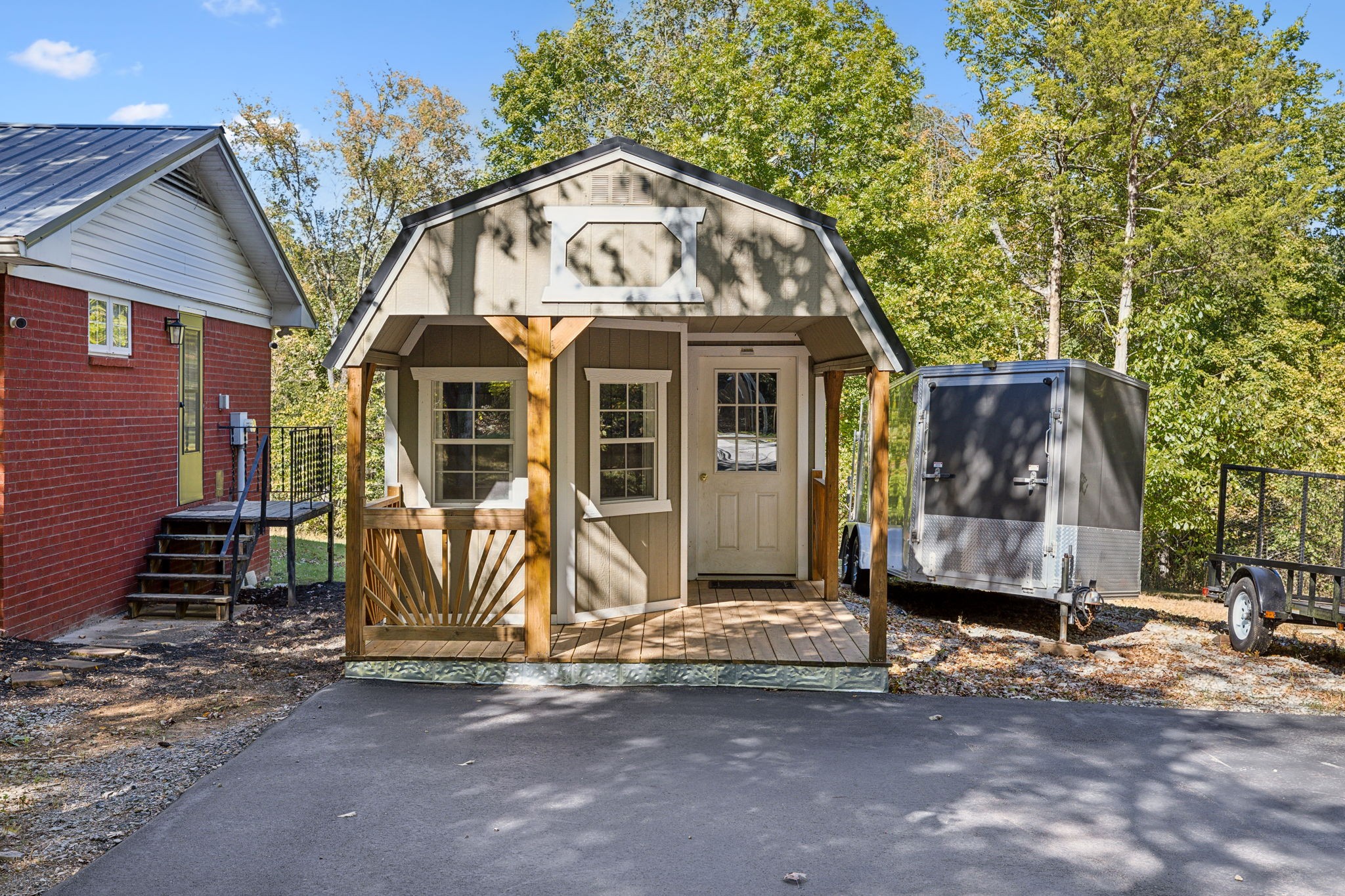 441 Scruggs Hollow Road Rockvale, TN 37153 - Photo 29 of 44 The detached office space is equipped with heating and air, ensuring comfort year-round, and includes a full-sized fridge for added convenience. 441 Scruggs Hollow Rd Rockvale, TN 37153