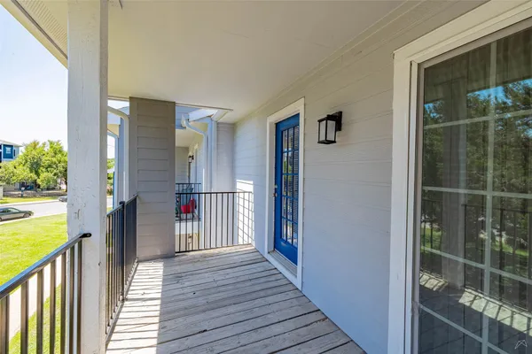 a view of a house with wooden floor
