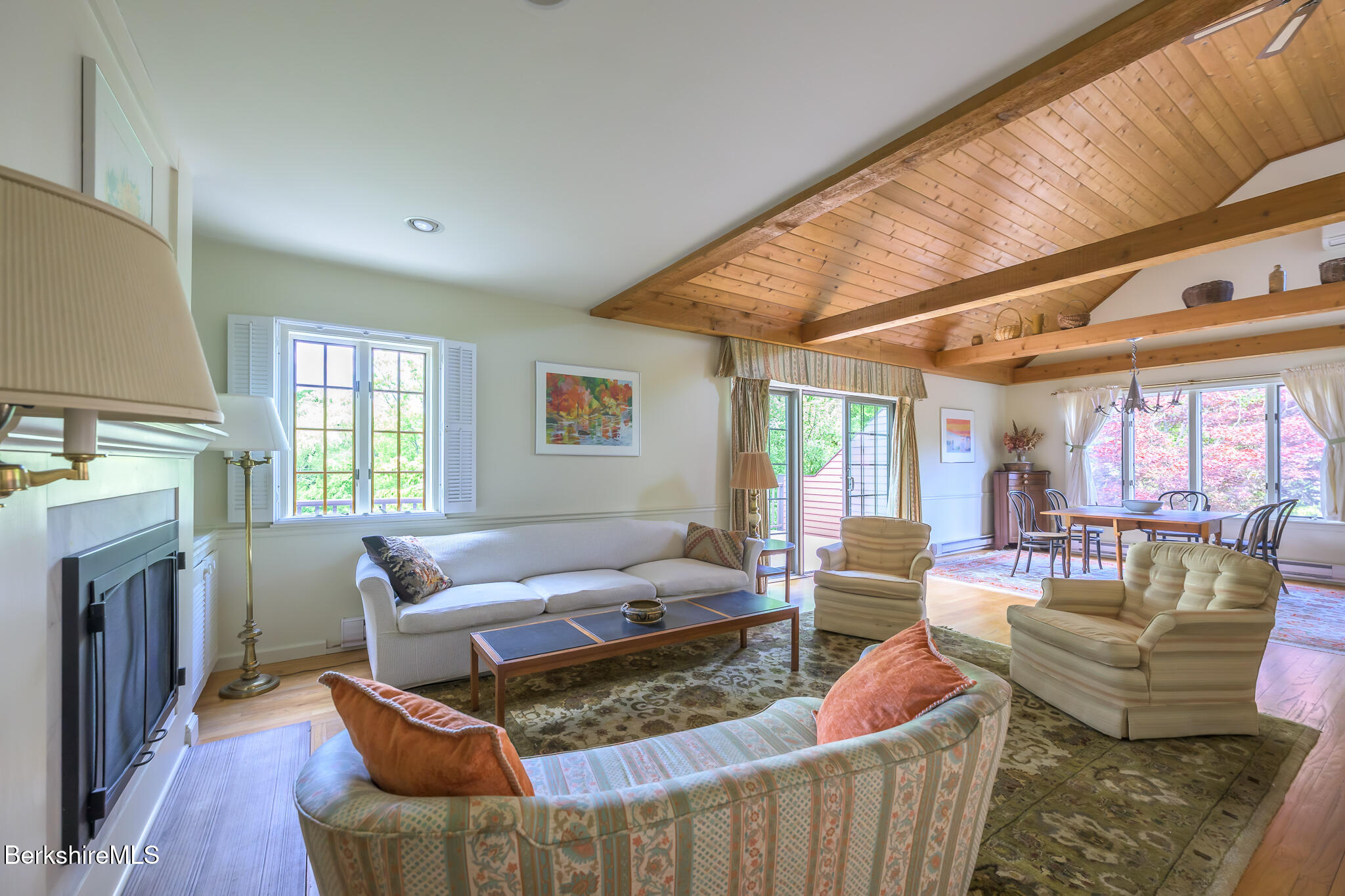 6 Manitauk Heights Stockbridge, MA 01262 - Photo 12 of 49 living room dining 2