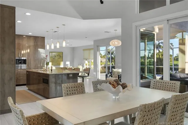 a kitchen with a stove and a cabinets