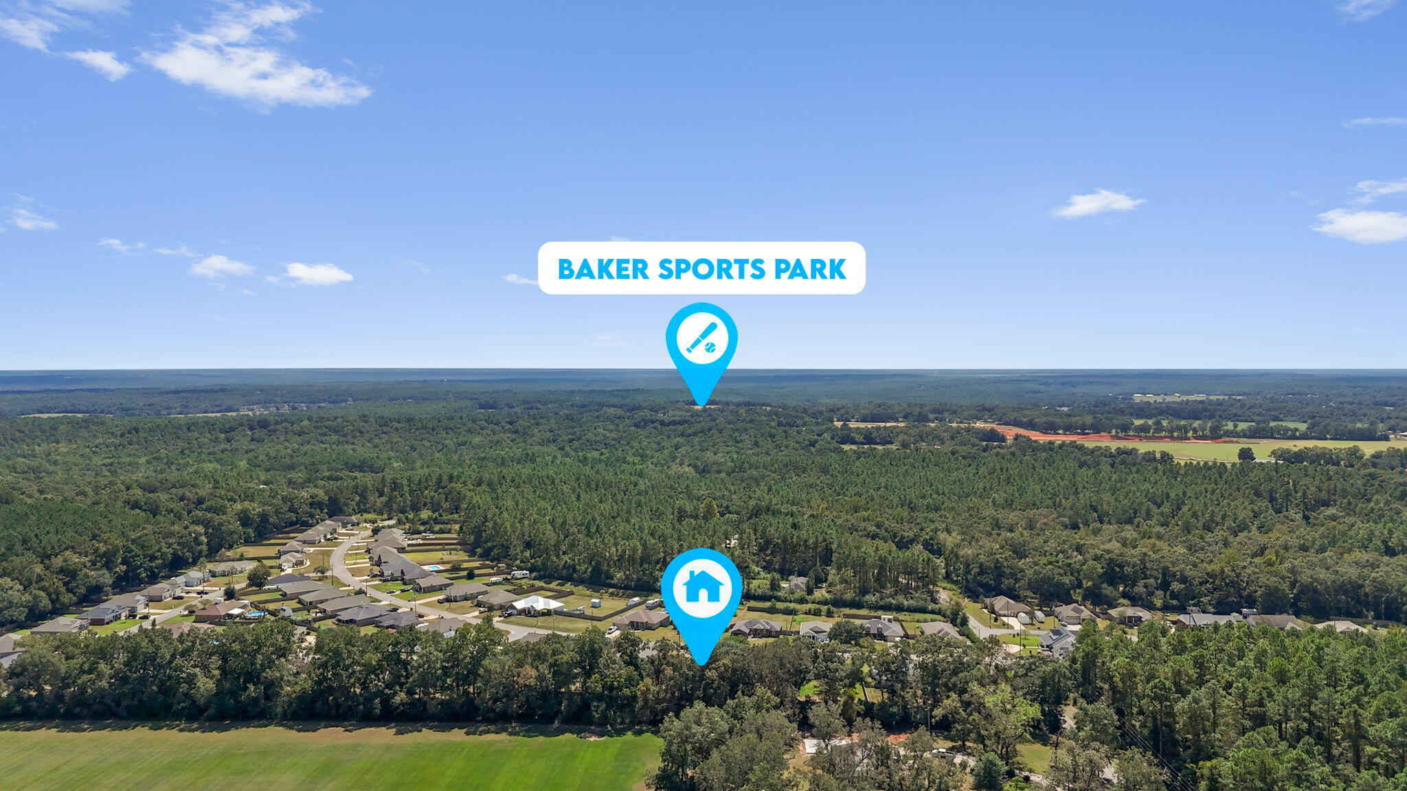 5609 Price Plantation Road Baker, FL 32531 - Photo 46 of 49 a view of a field with golf course