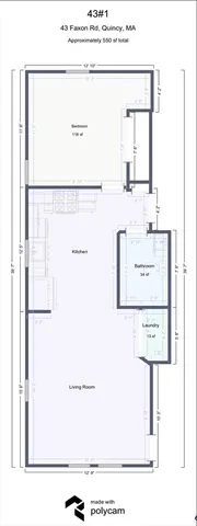 $2,000 | 43 Faxon Road, Unit 1, Quincy, MA 02171
