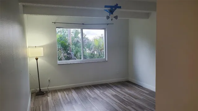 a view of wooden floor