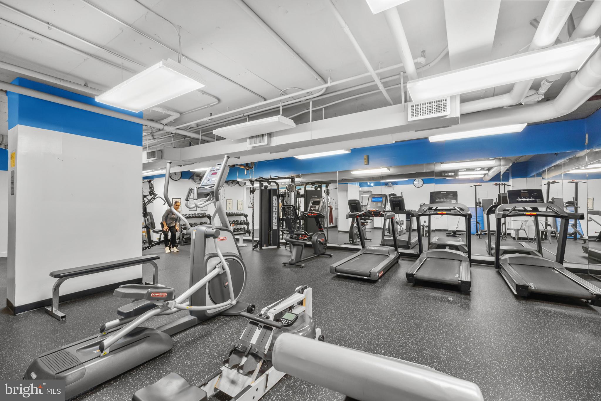 2300 Pimmit Drive, Unit 807 Falls Church, VA 22043 - Photo 25 of 33 a view of a room with gym equipment