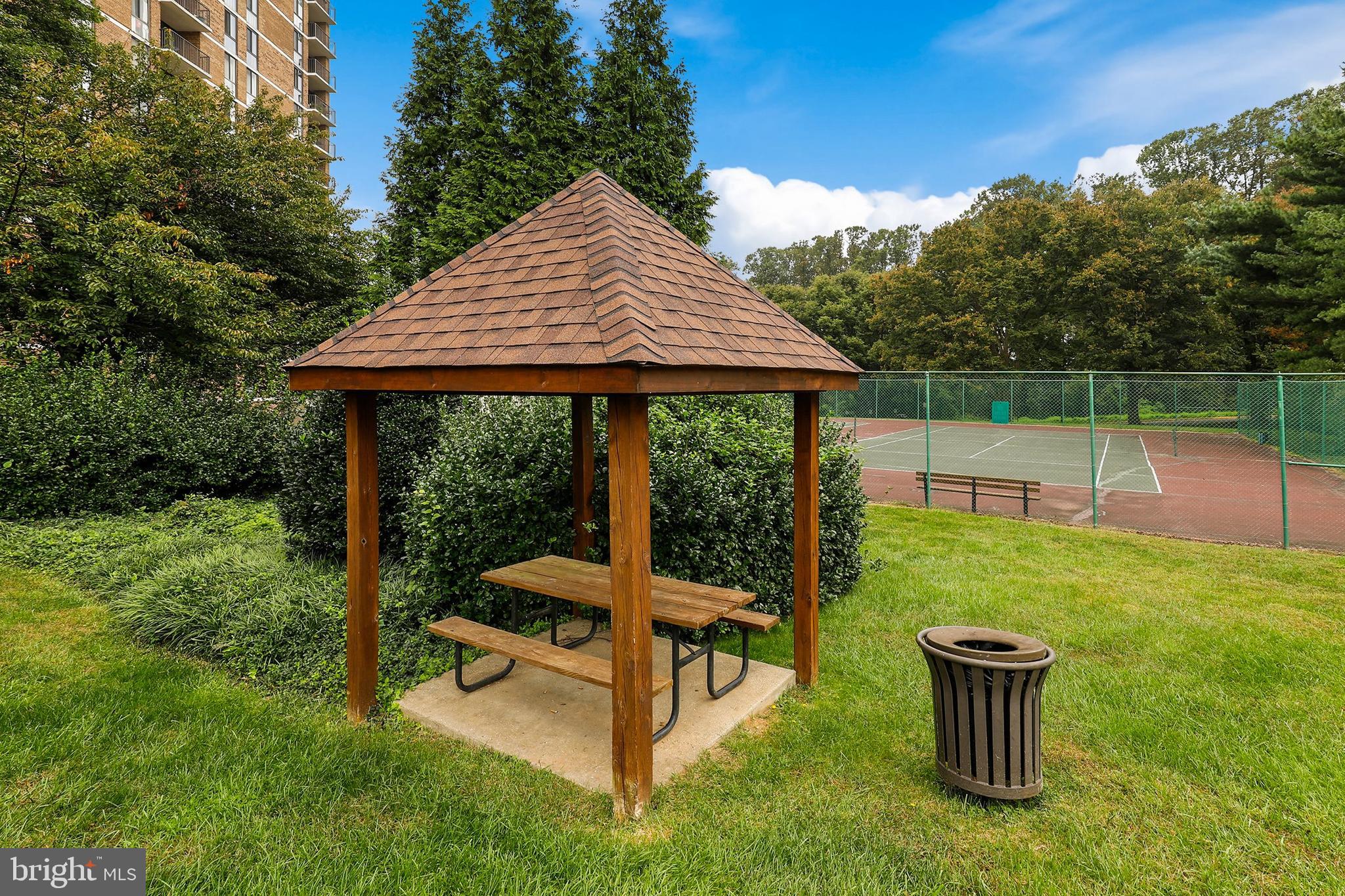 2300 Pimmit Drive, Unit 807 Falls Church, VA 22043 - Photo 32 of 33 a view of a deck with a backyard