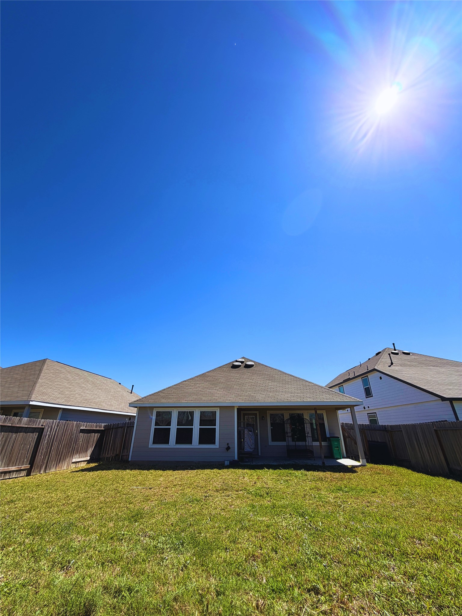 5338 Briana Dee Drive Rosharon, TX 77583 - Photo 13 of 13 Backyard view