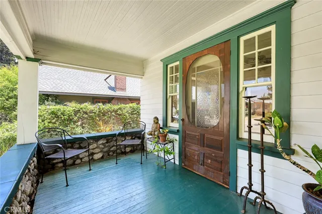 a outdoor space with chairs