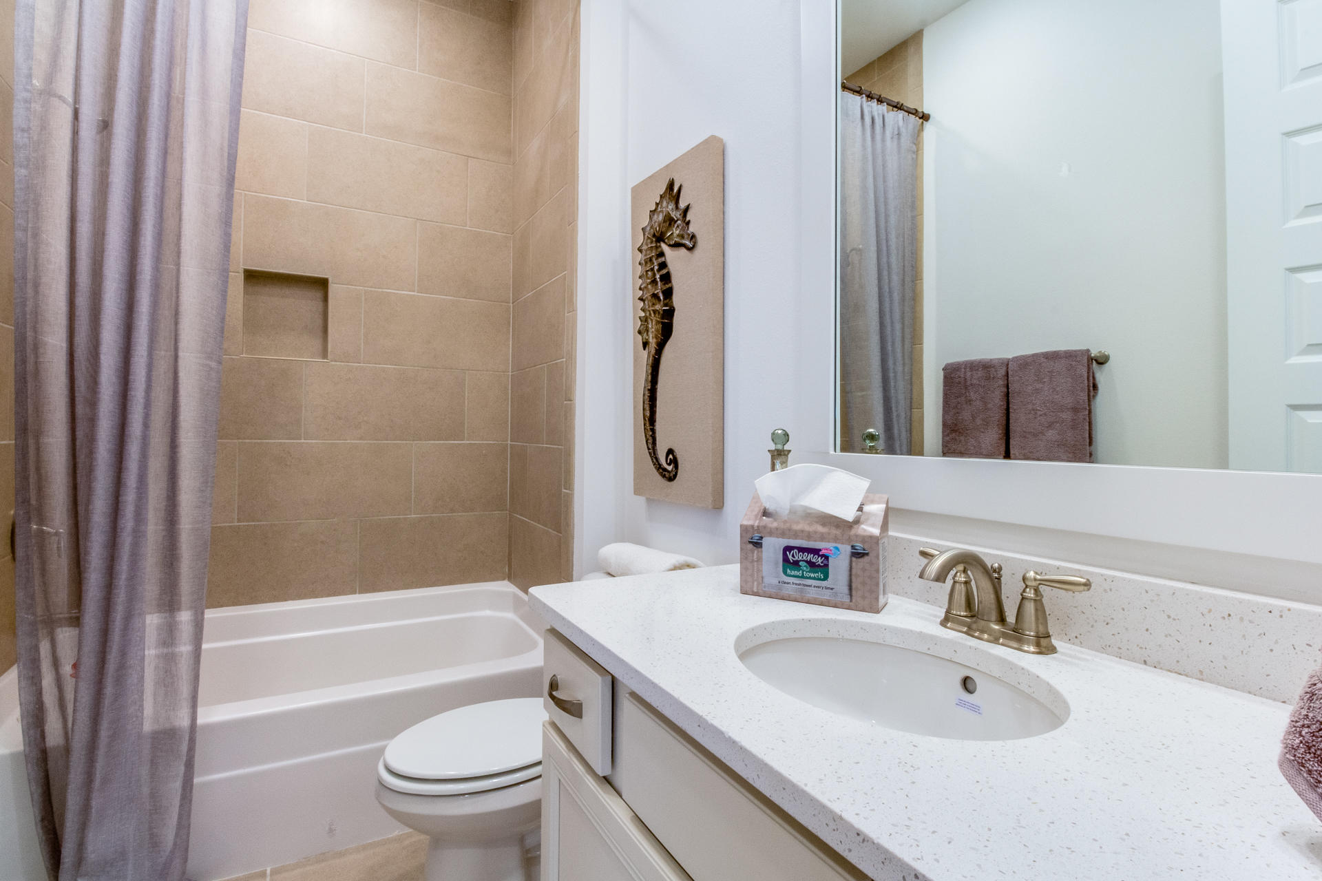79 Pine Lands Loop Inlet Beach East, Unit C Inlet Beach, FL 32461 - Photo 7 of 20 a bathroom with a sink toilet and shower