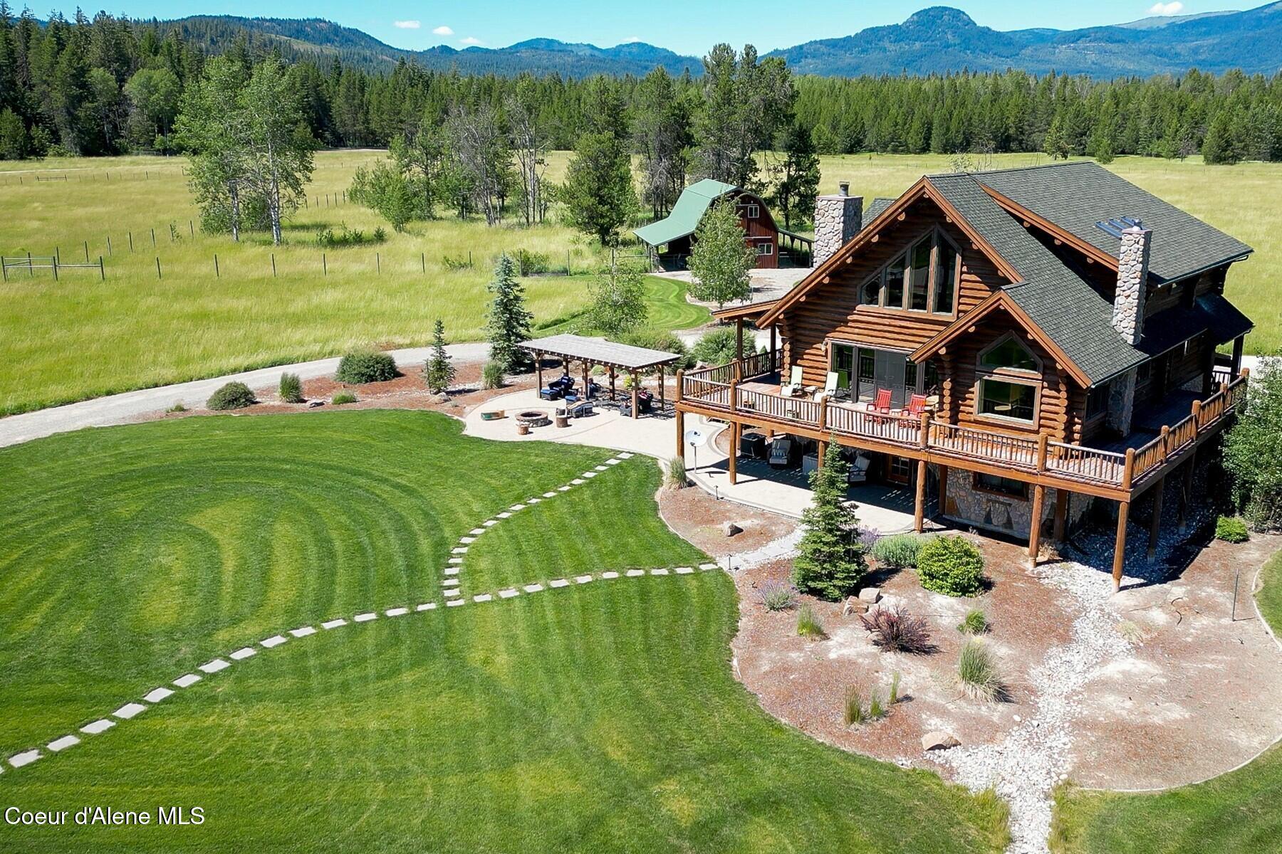 296 Camp Peine Road Sagle, ID 83860 - Photo 2 of 69 Quality Log Home