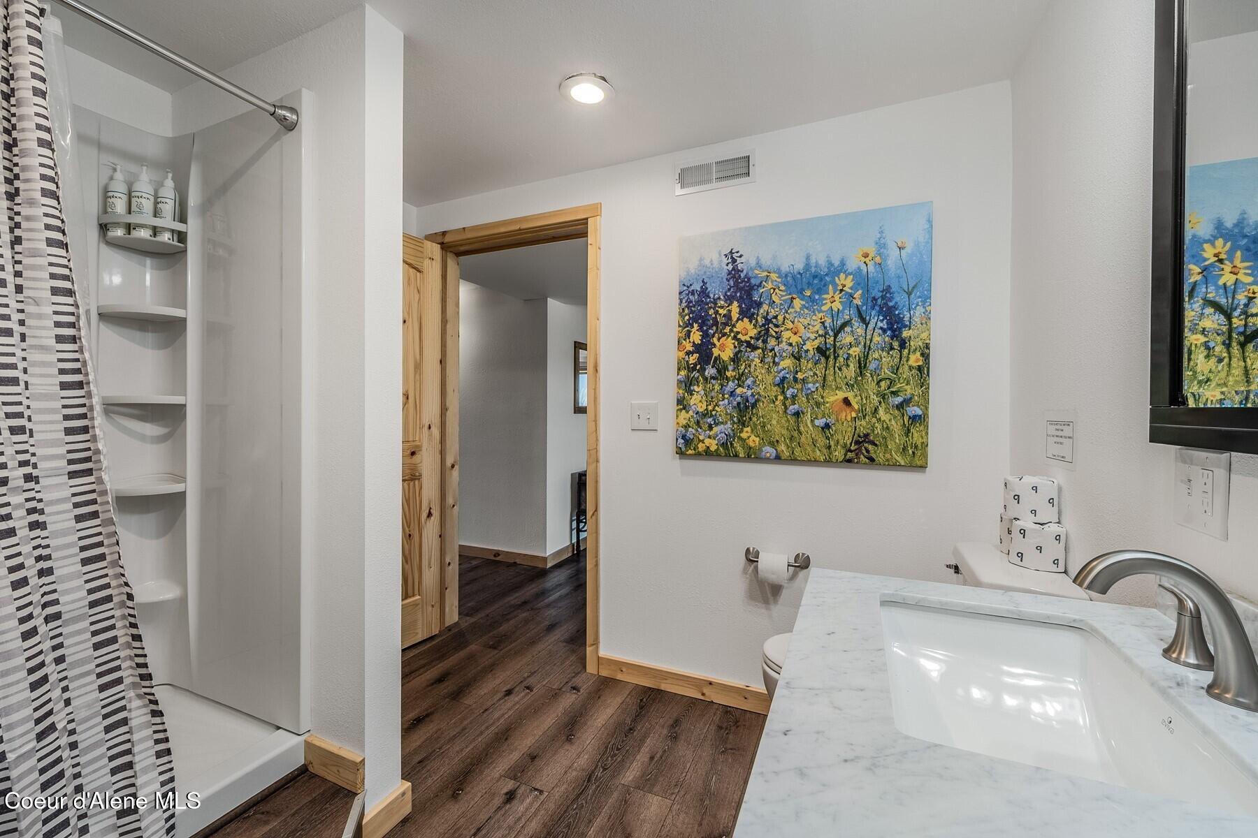 296 Camp Peine Road Sagle, ID 83860 - Photo 46 of 69 Lower Level Bath