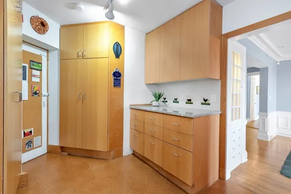 a view of an entryway door