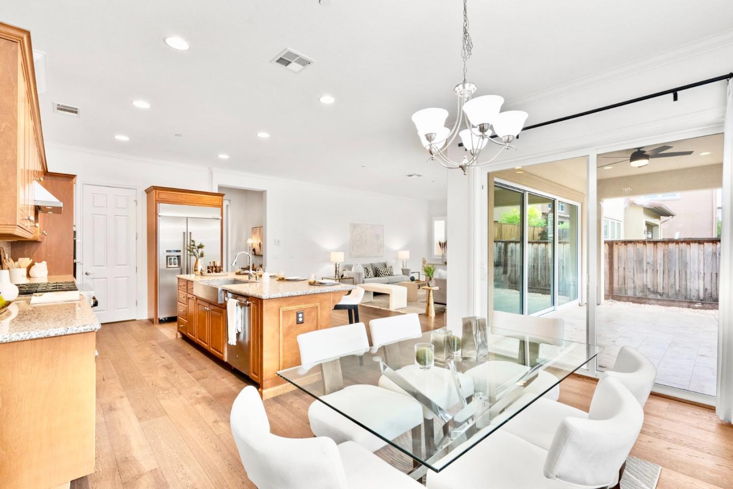 532 Hyacinthus Court San Ramon, CA 94582 - Photo 8 of 31 a living room with fireplace furniture and a large window