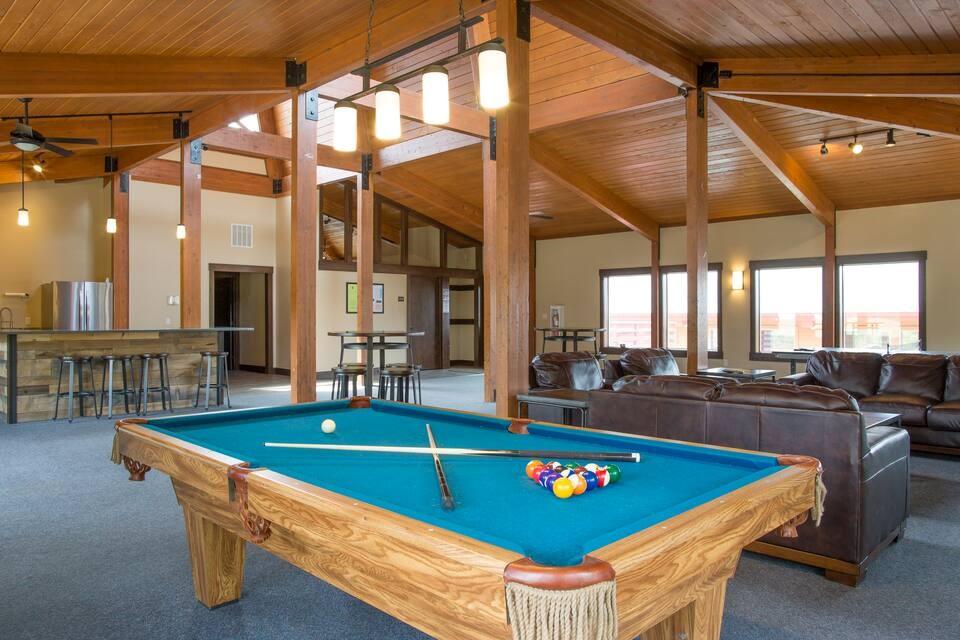 115 Reiling Road Breckenridge, CO 80424 - Photo 23 of 35 a room with pool table and windows