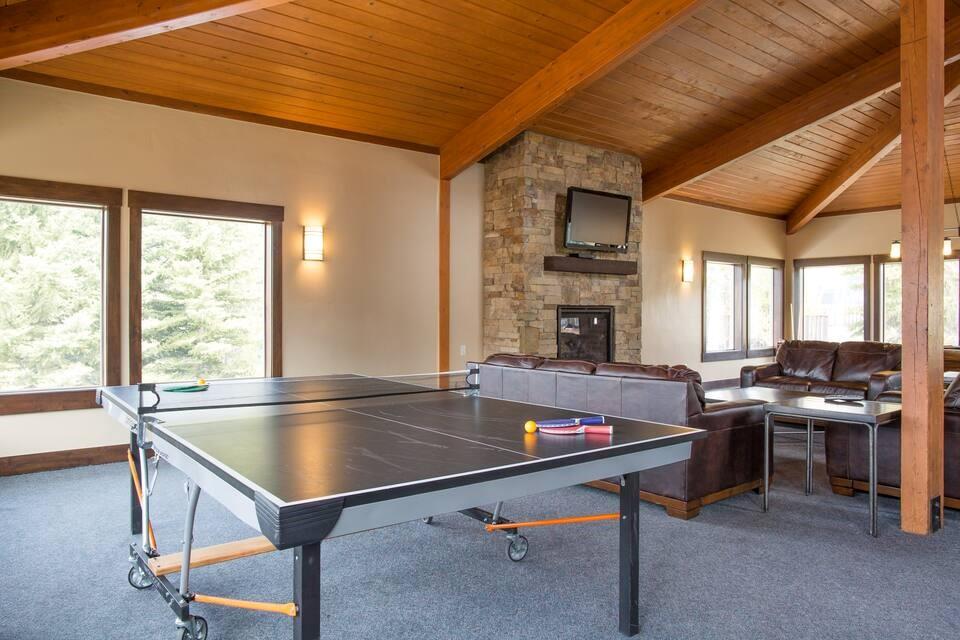 115 Reiling Road Breckenridge, CO 80424 - Photo 26 of 35 a living room filled with furniture pool table and windows