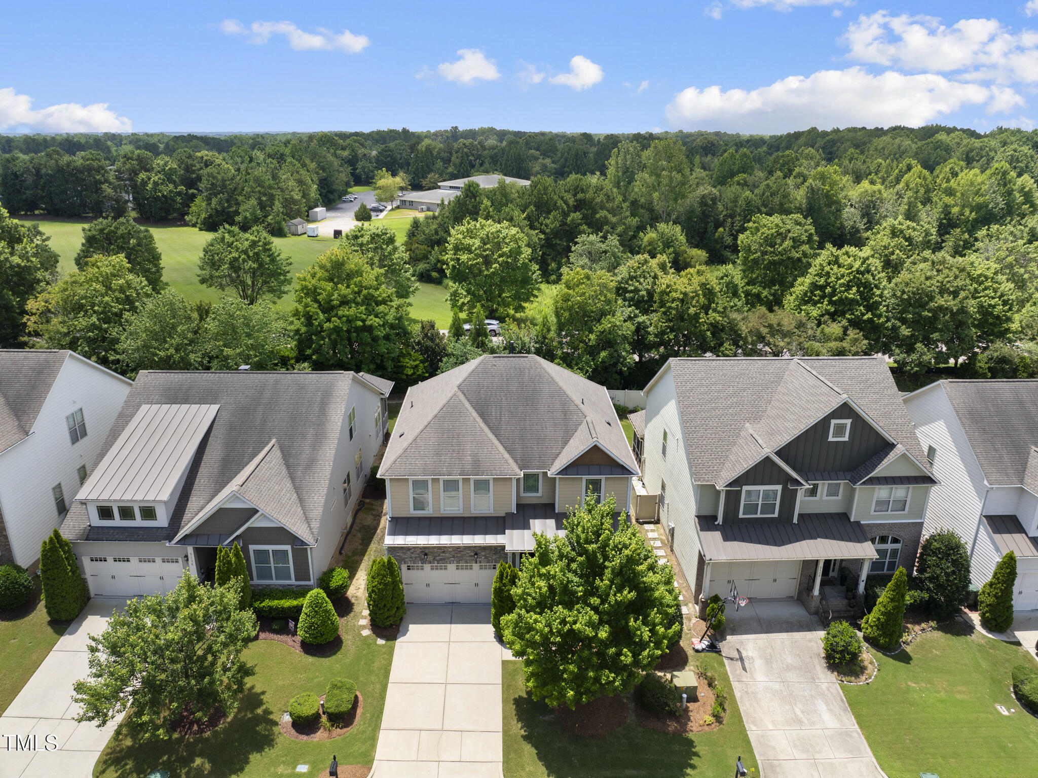 5120 Audreystone Drive Cary, NC 27518 - Photo 54 of 65 an aerial view of a house